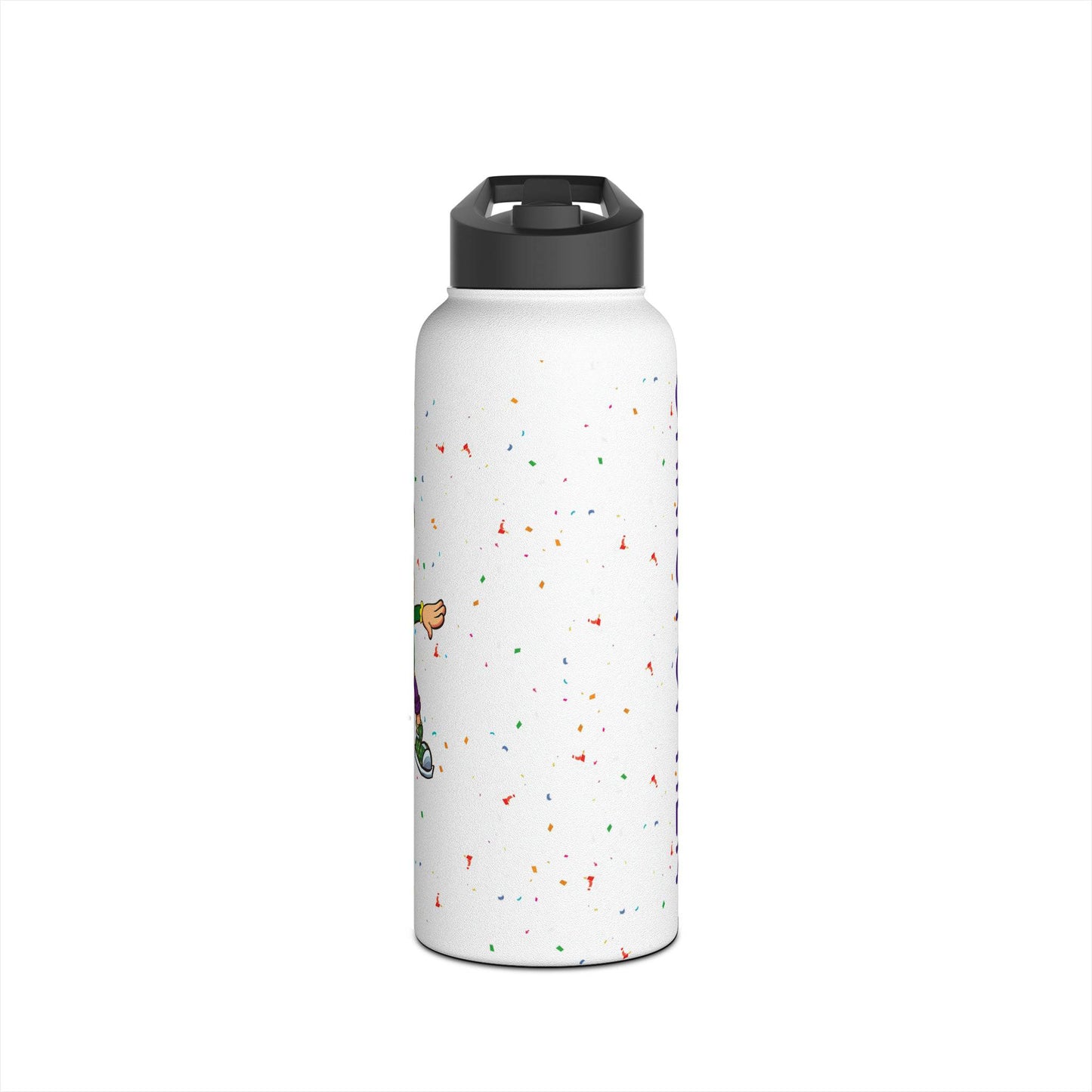 Mardi Gras Water Bottle
