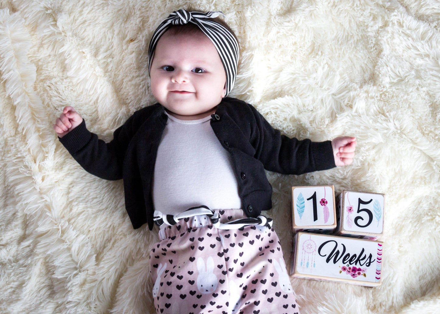 Baby Milestone Blocks - Dream Catchers