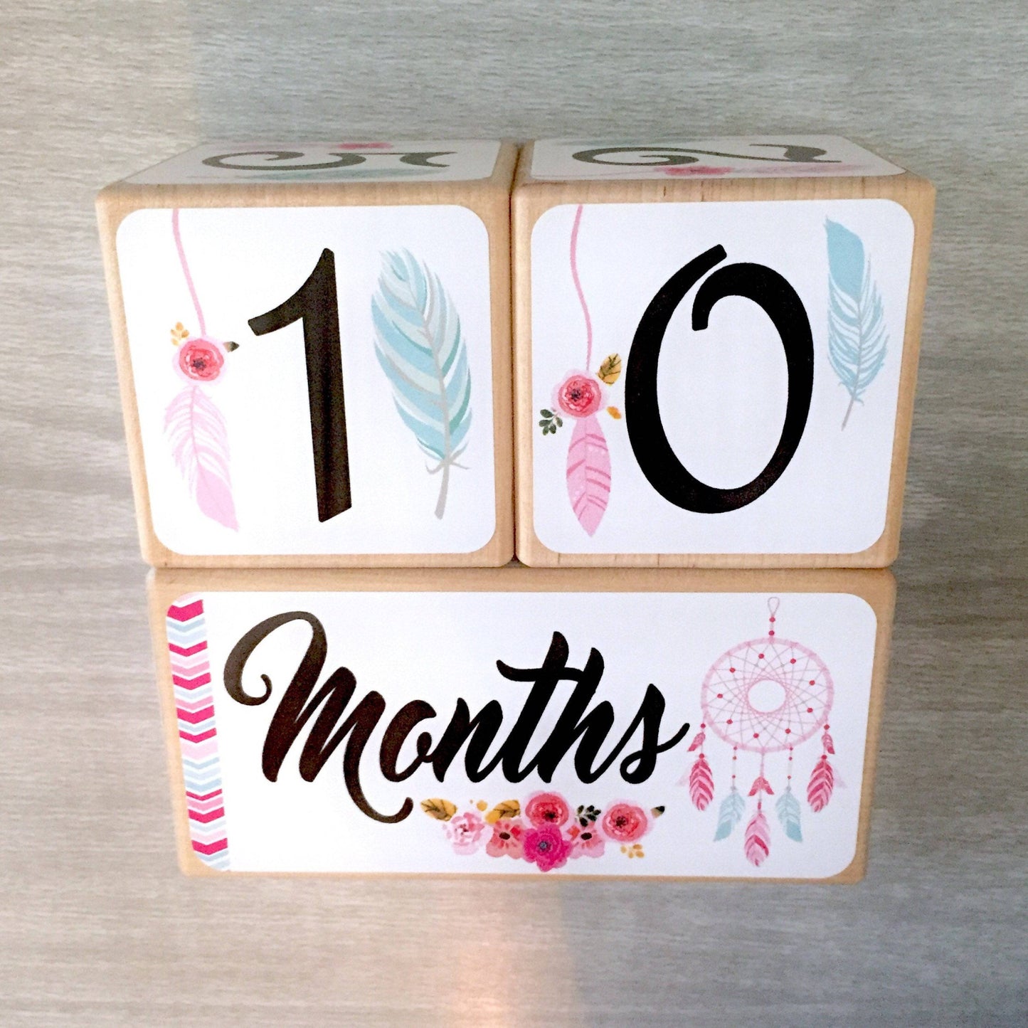 Baby Milestone Blocks - Dream Catchers
