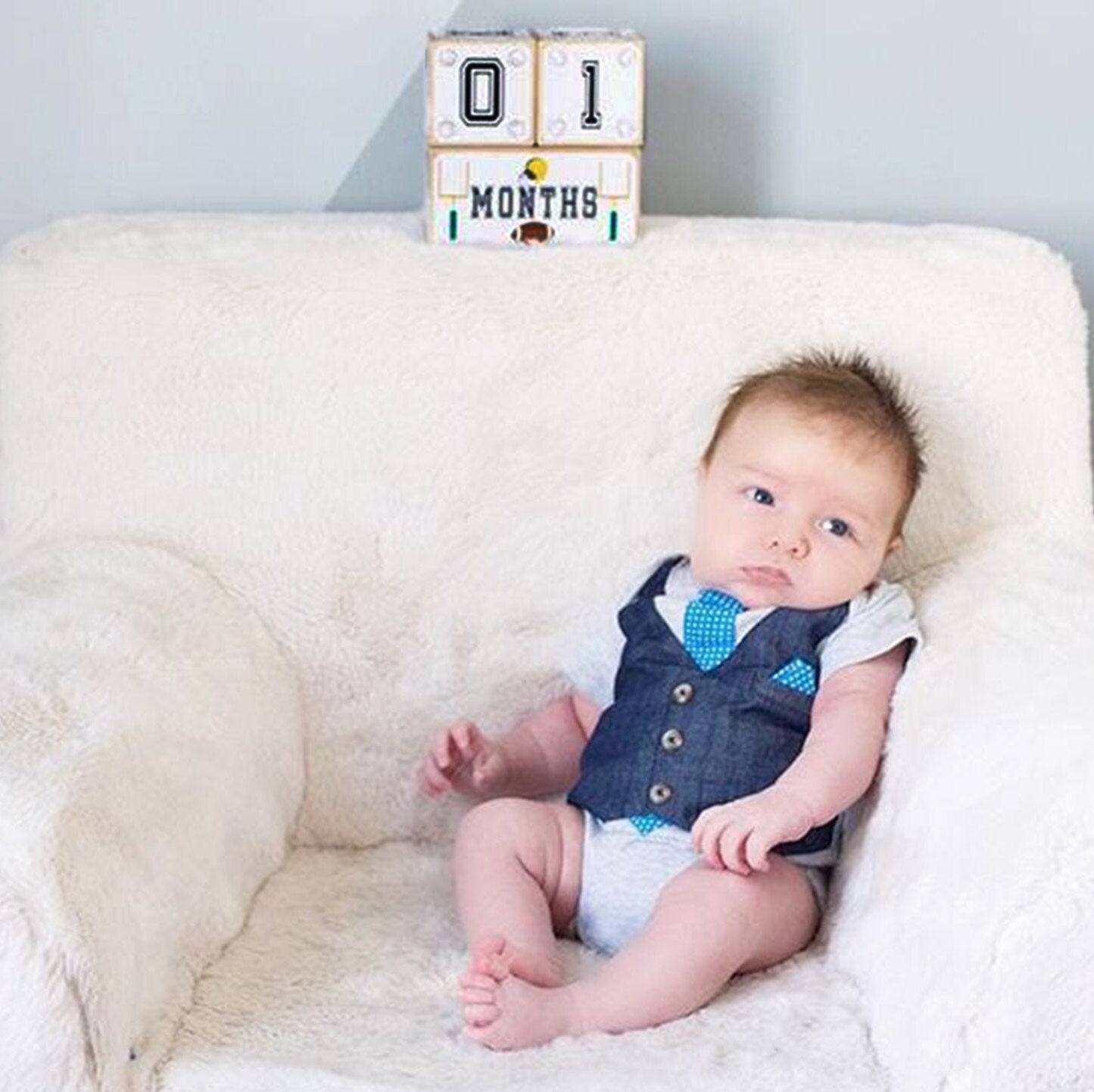 Baby Milestone Blocks - Sports