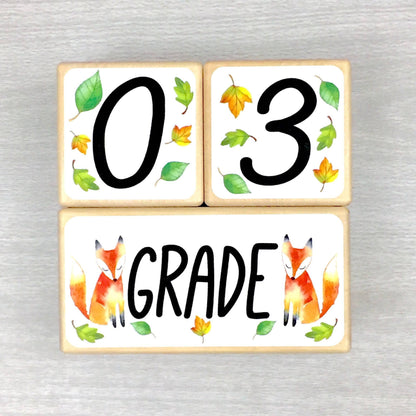 Baby Milestone Blocks - Woodland Animals