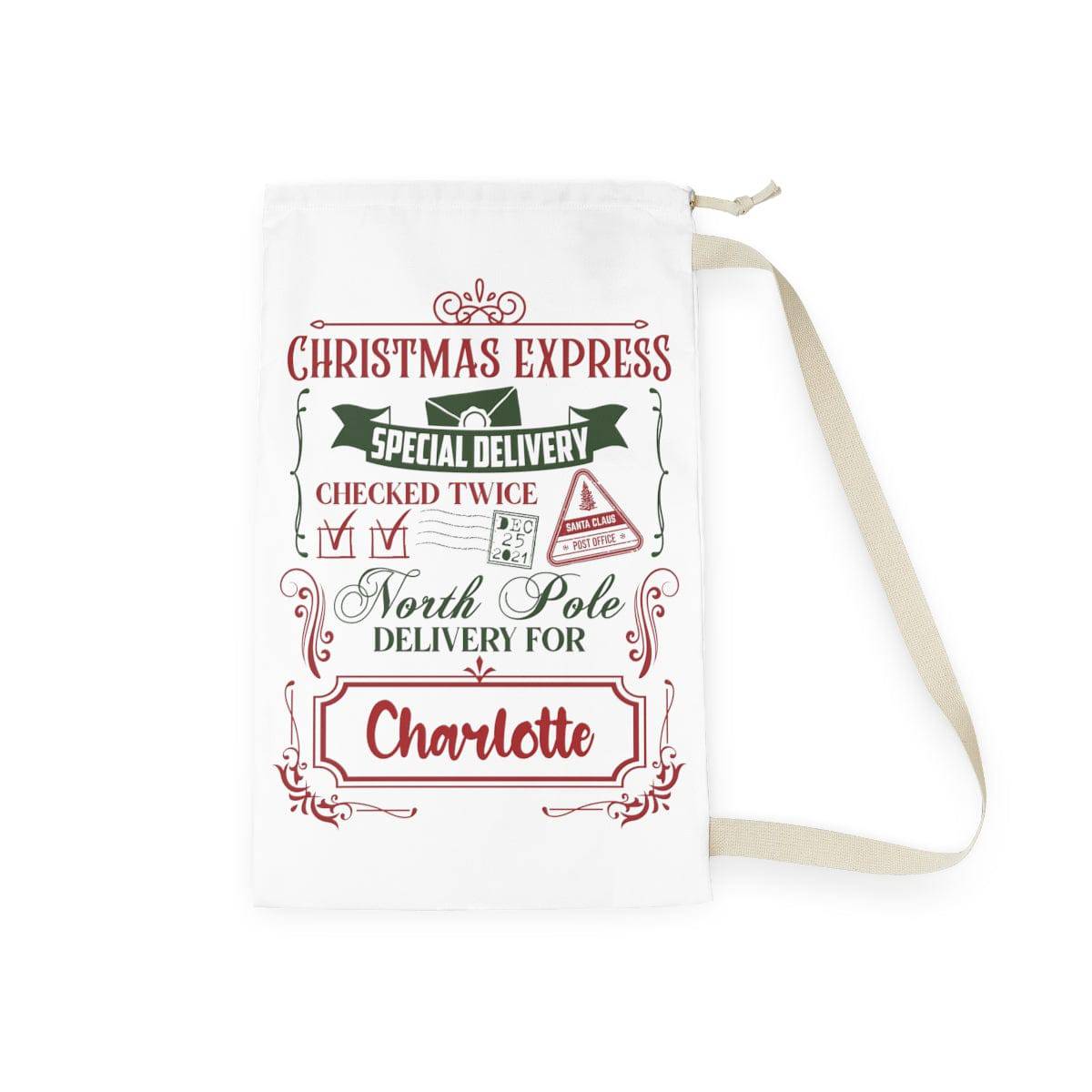 Christmas Express Special Delivery Santa Sacks