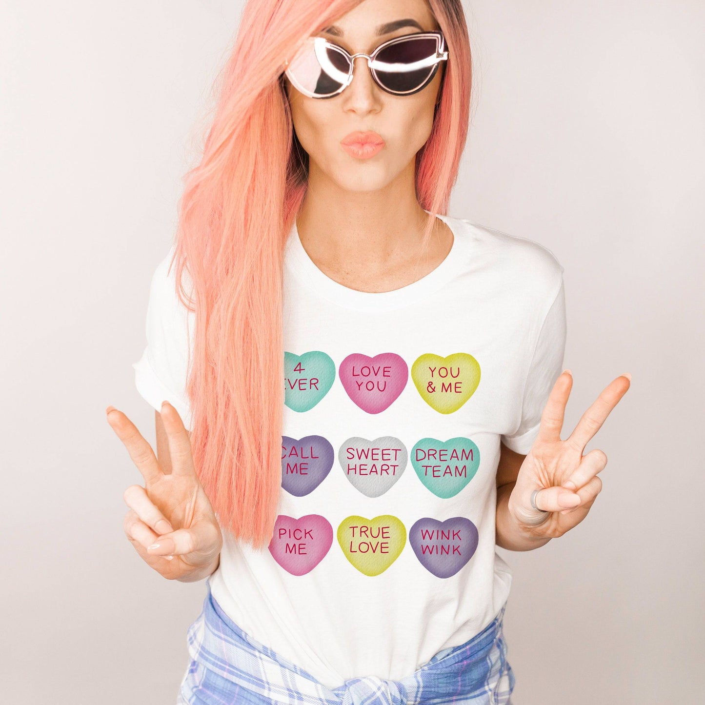 Conversation Hearts Shirt - Valentine's Day Shirt for Women