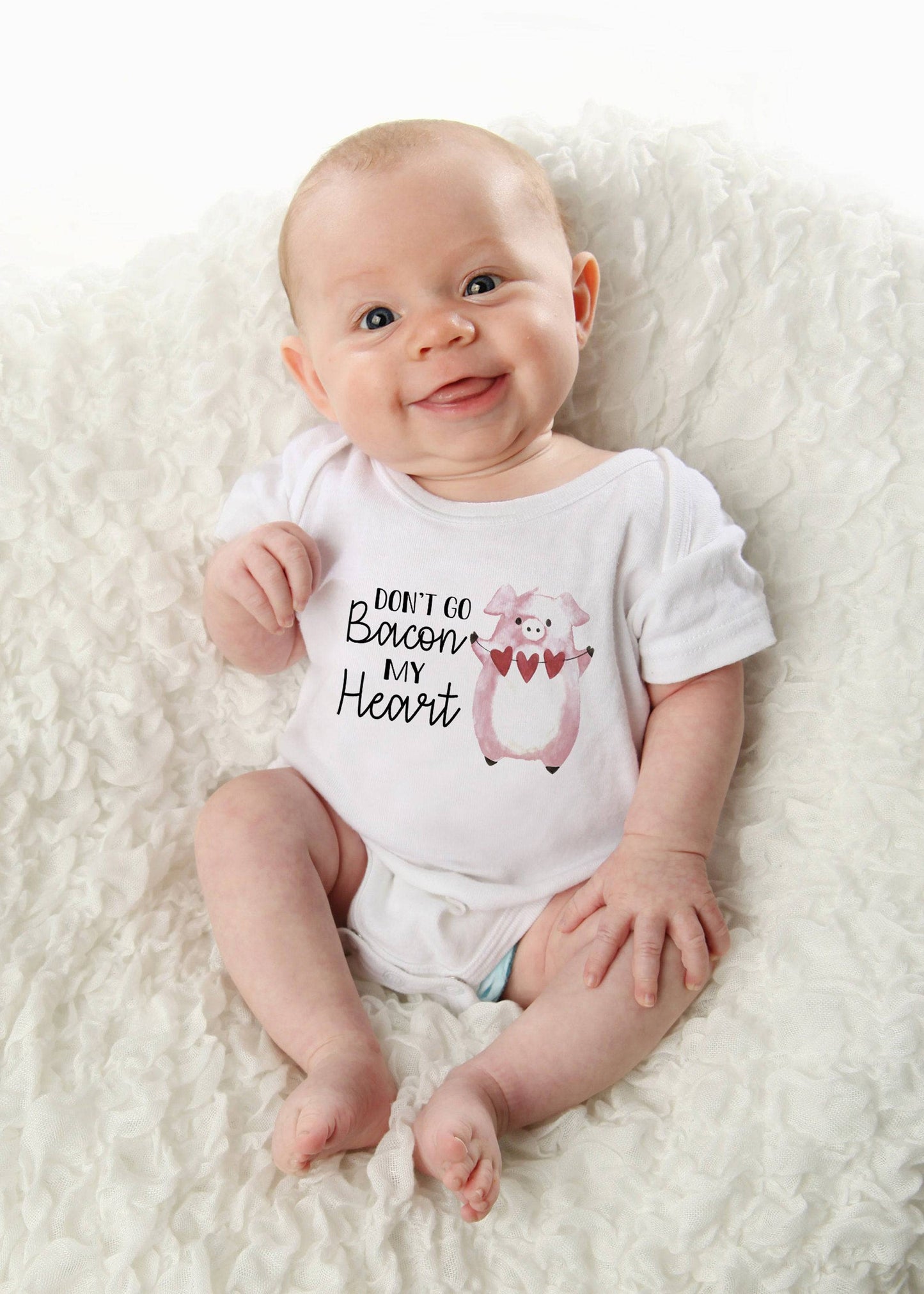 Don't Go Bacon My Heart Shirt - Girls Valentine's Day Shirt