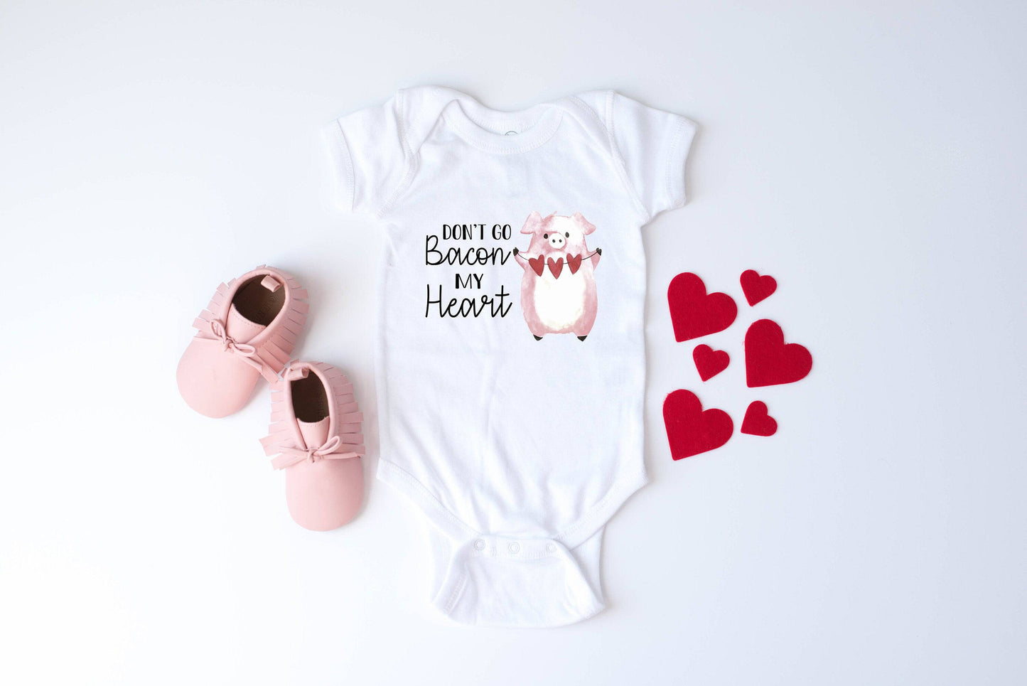 Don't Go Bacon My Heart Shirt - Girls Valentine's Day Shirt