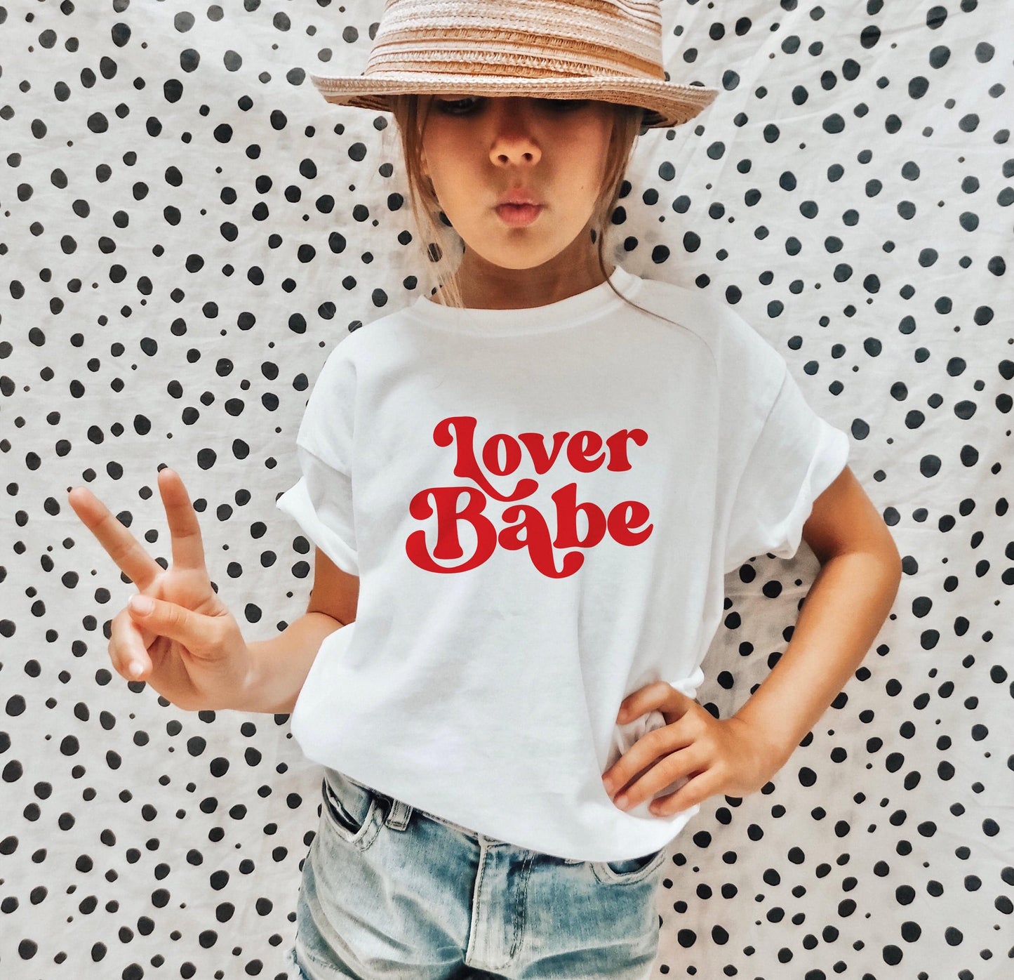 Lover Babe Shirt - Kids Valentines Shirt