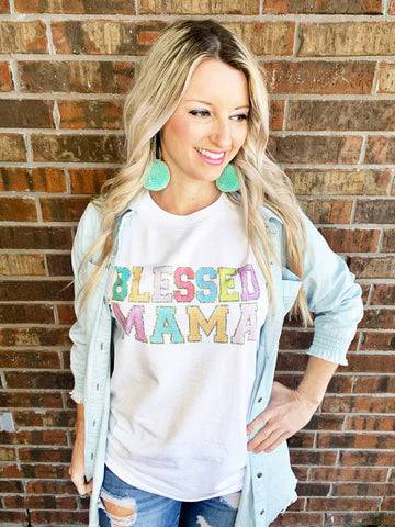 Overstock | Blessed Mama T-Shirt