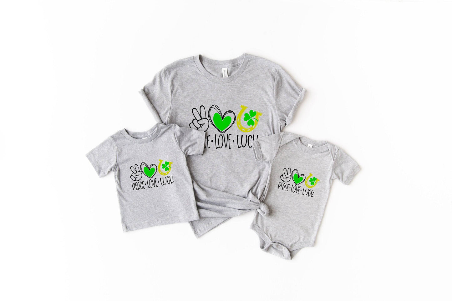 Peace Love Luck - Women's St. Patrick's Day Shirt