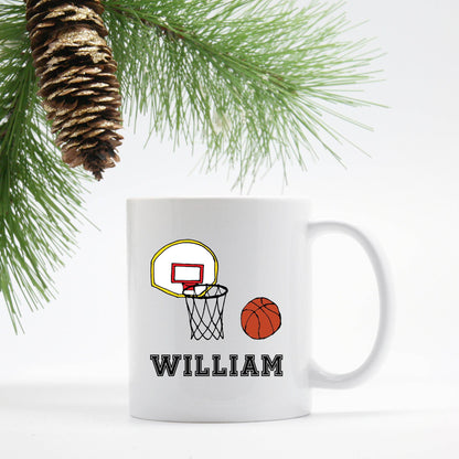 Personalized Basketball Mug | Sports Mug