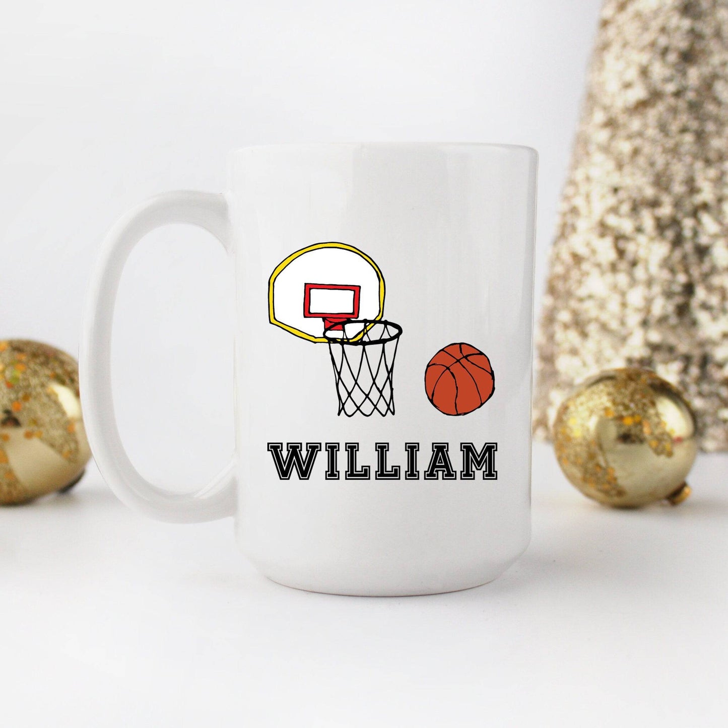 Personalized Basketball Mug | Sports Mug