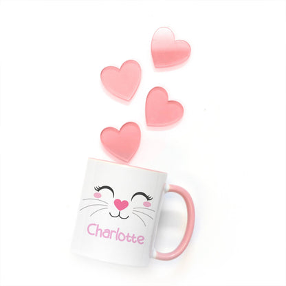 Personalized Bunny Face Mug for Boys & Girls | Easter Mug