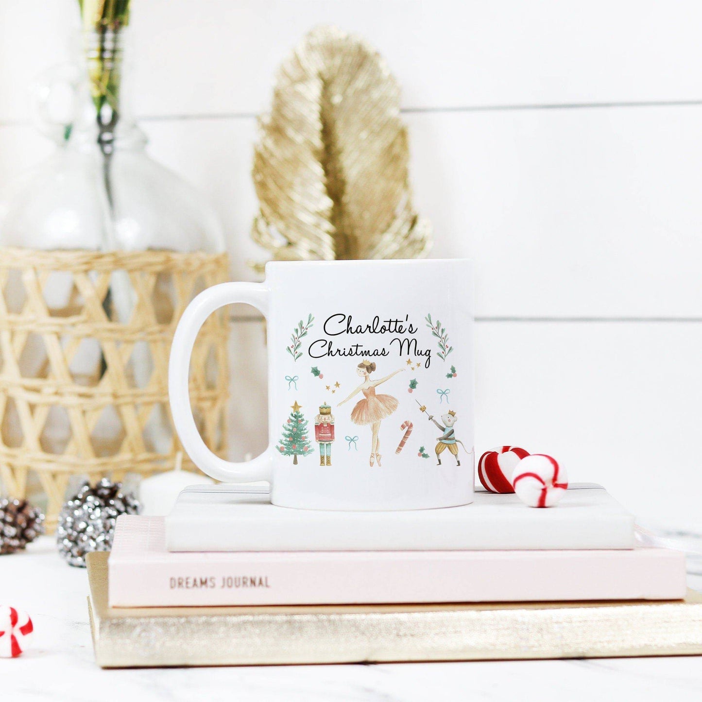 Personalized Christmas Nutcracker Ballet Mug