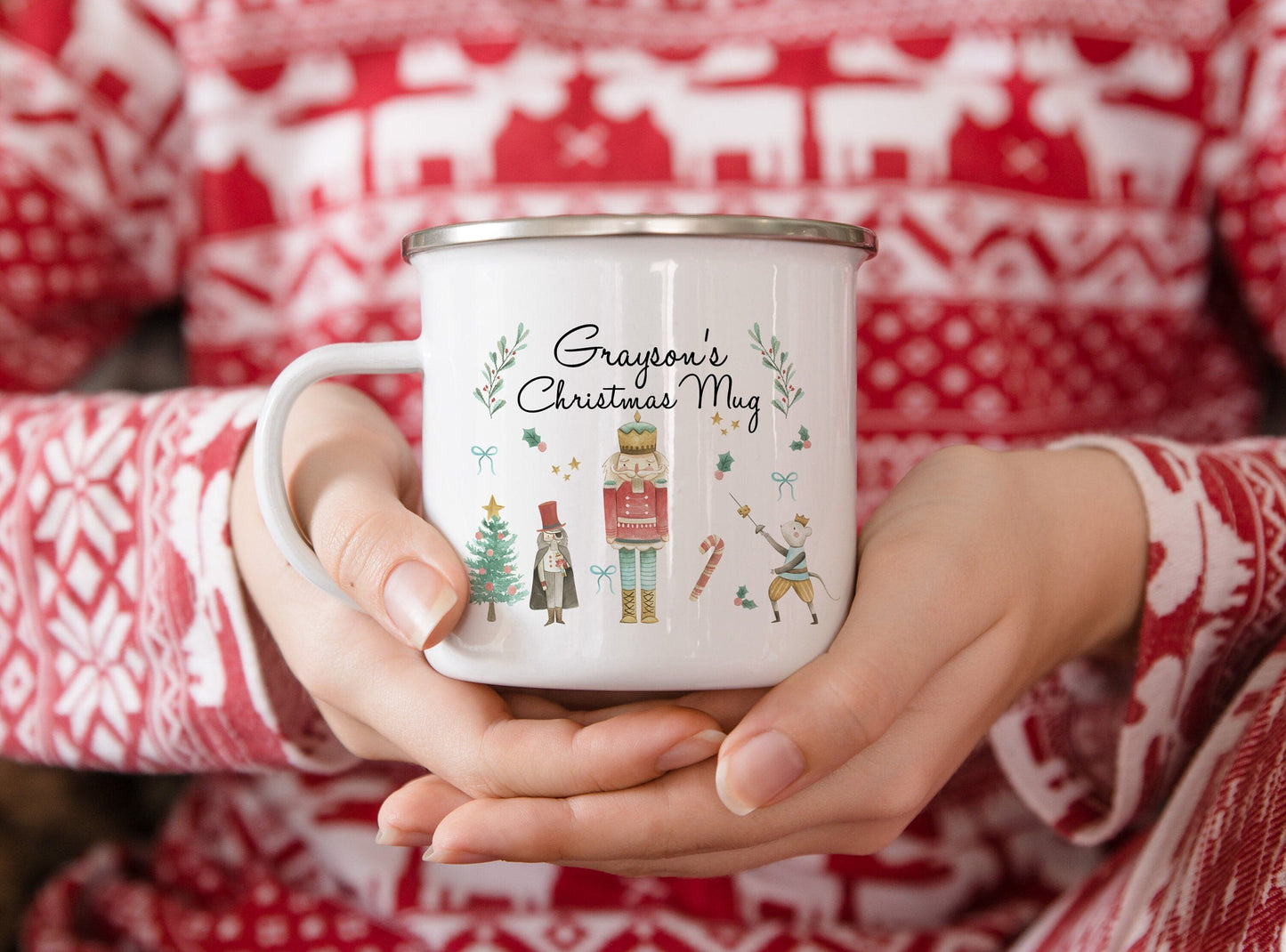 Personalized Christmas Nutcracker Mug