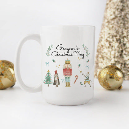 Personalized Christmas Nutcracker Mug