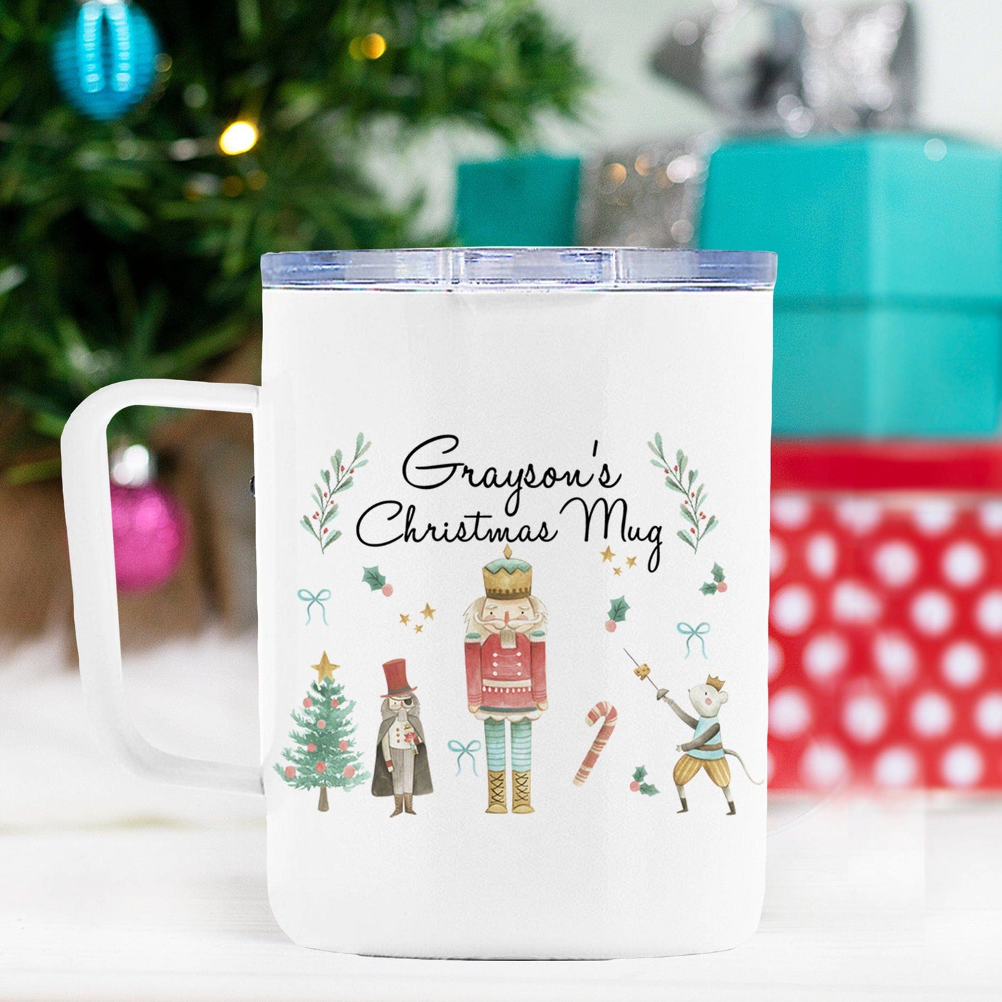 Personalized Christmas Nutcracker Mug