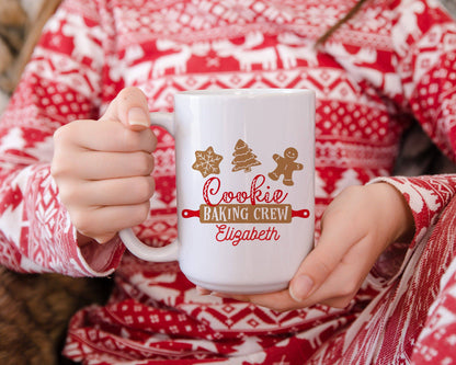 Personalized Cookie Baking Crew Mug