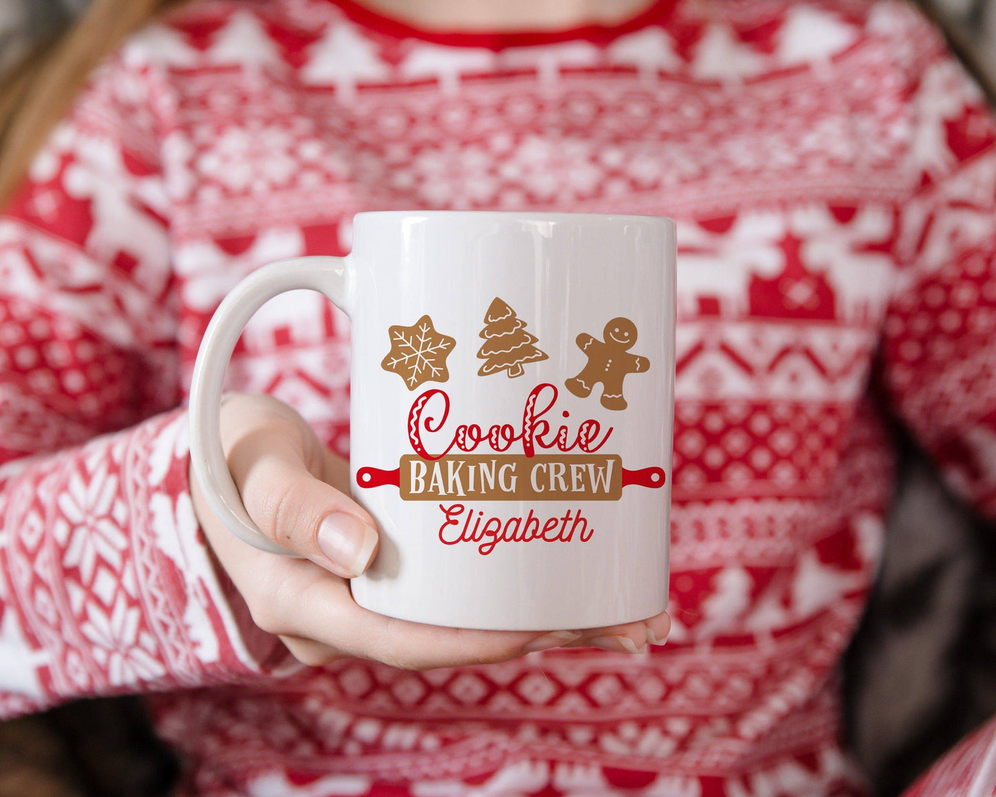 Personalized Cookie Baking Crew Mug