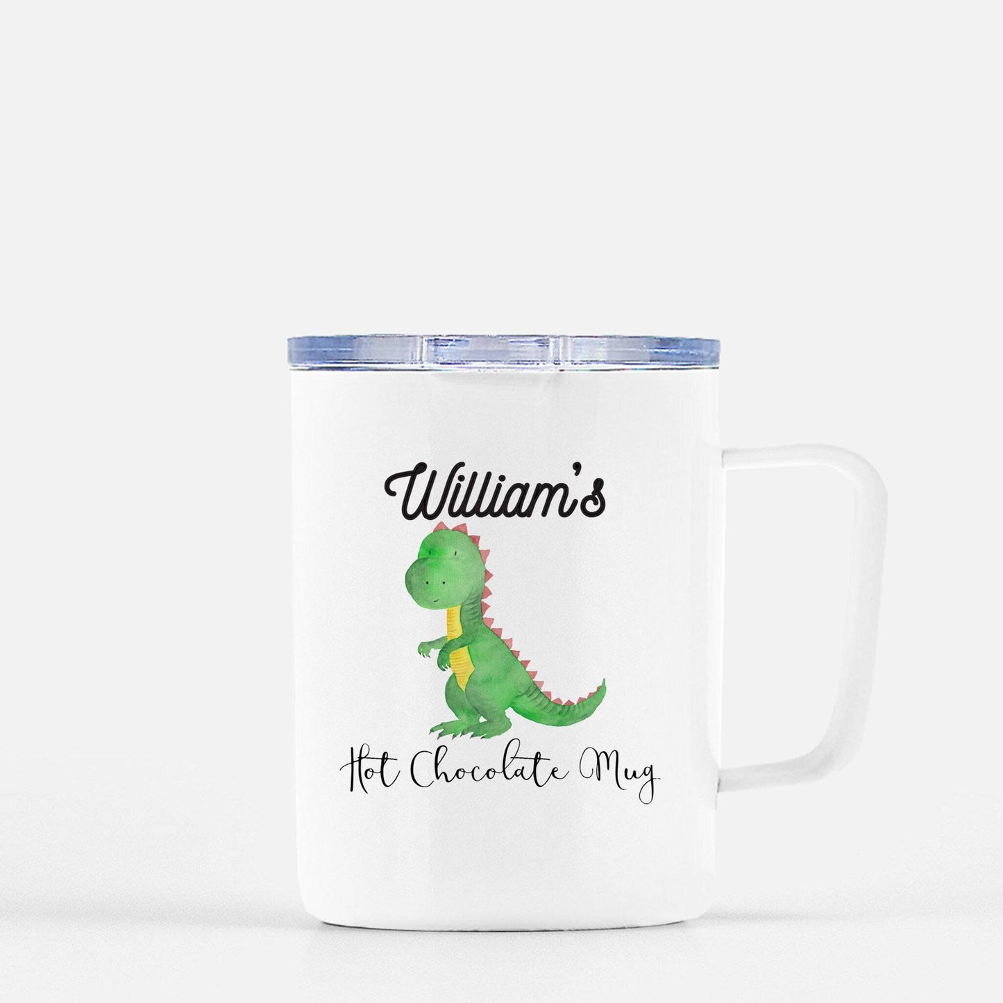 Personalized Dinosaur Hot Chocolate Mug