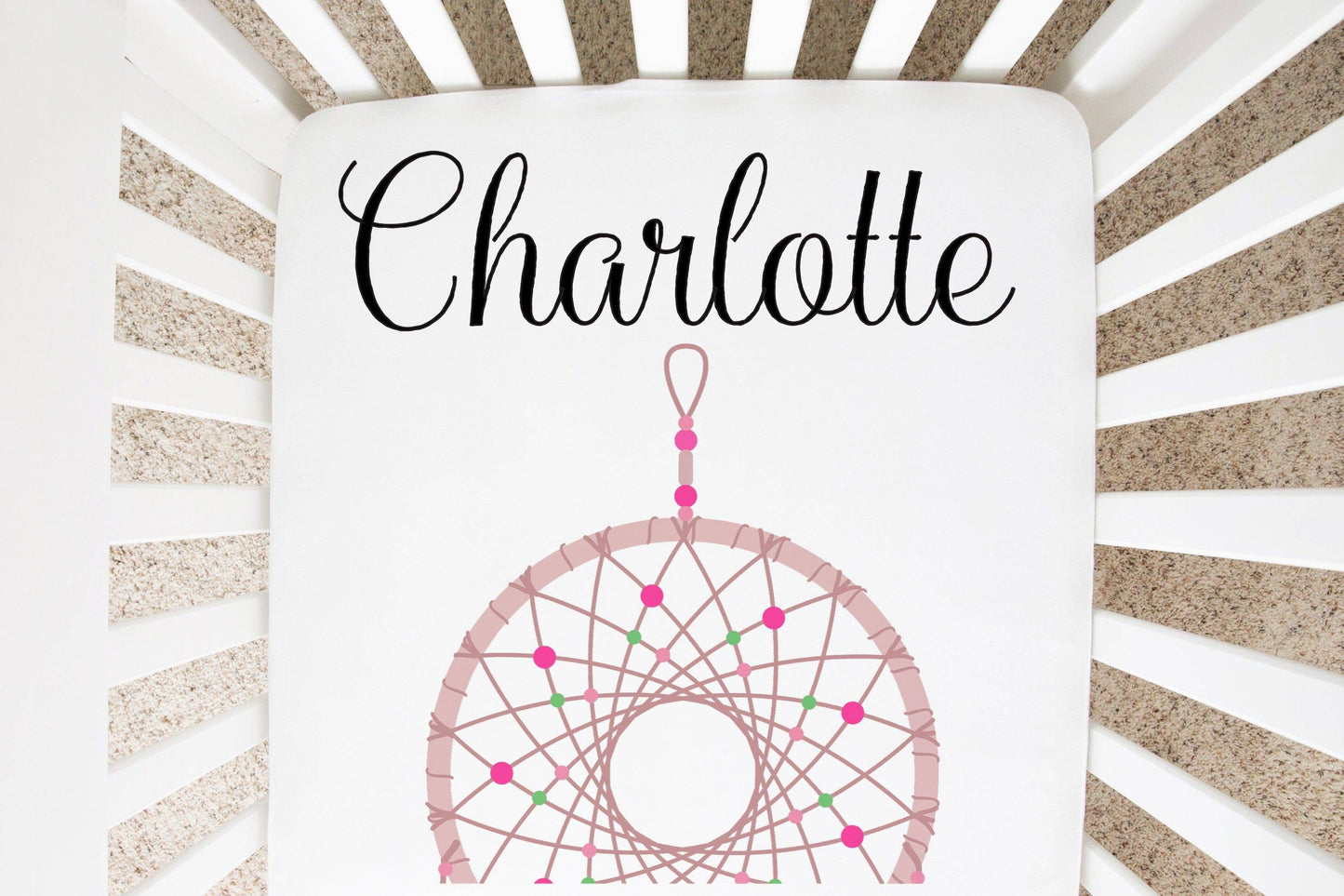 Personalized Dreamcatcher Crib Sheet