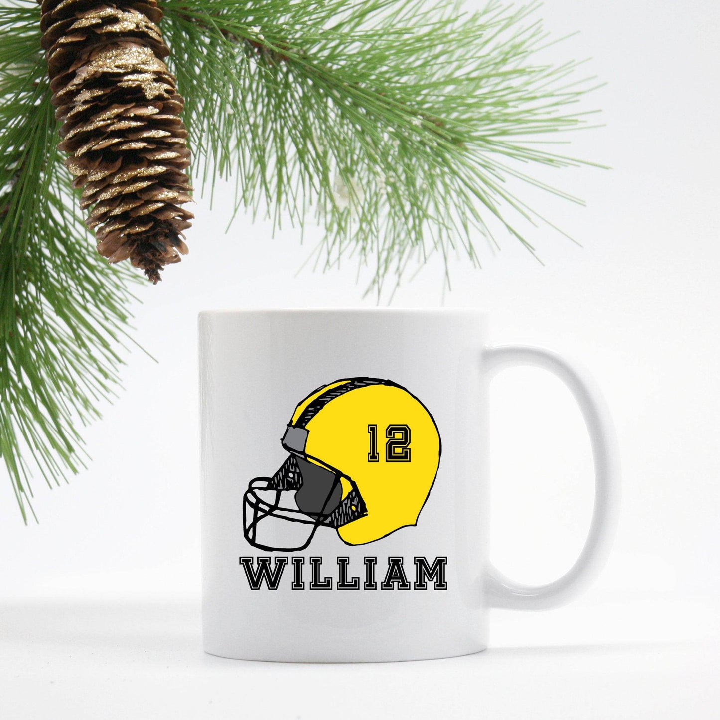 Personalized Football Helmut Mug | Sports Mugs]