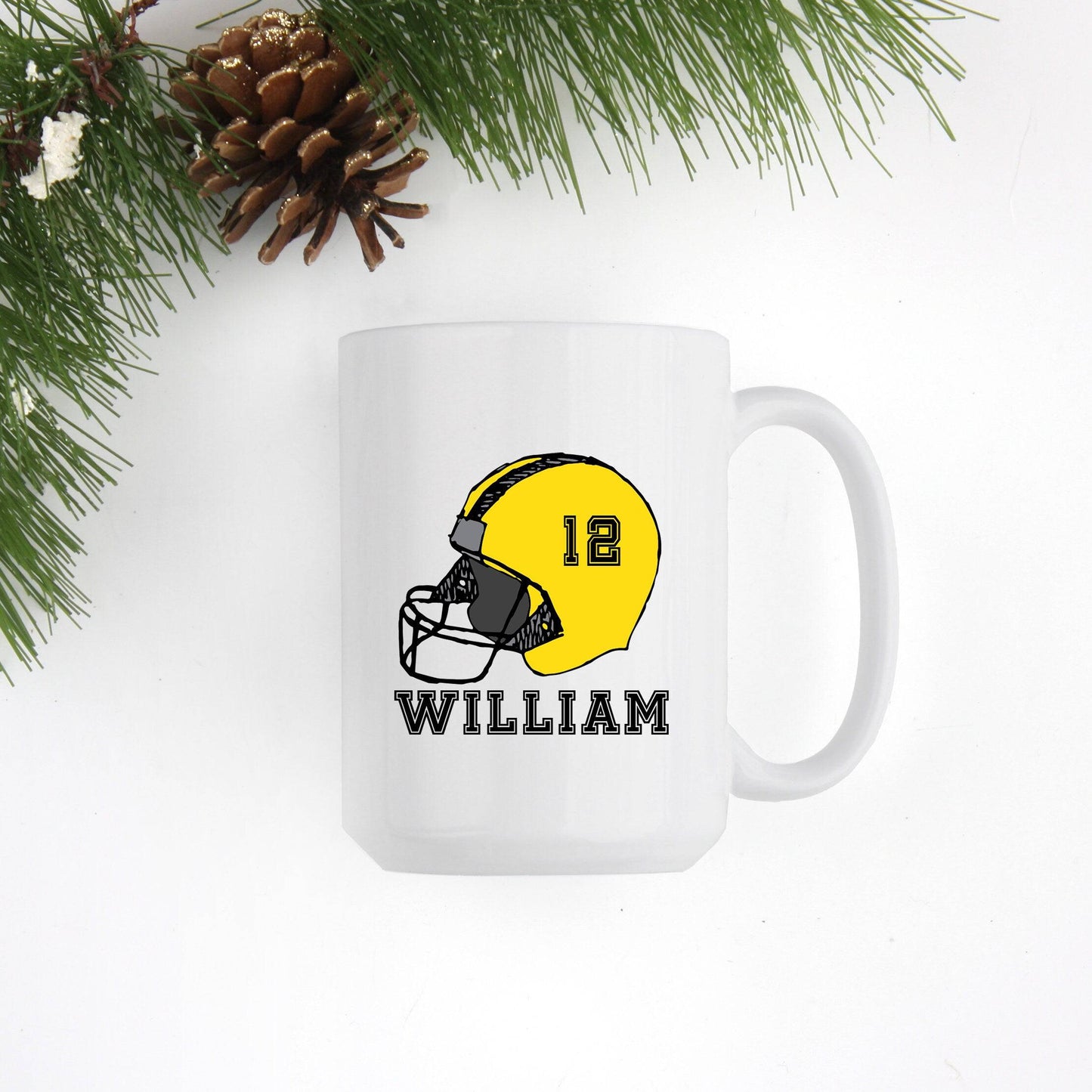 Personalized Football Helmut Mug | Sports Mugs]