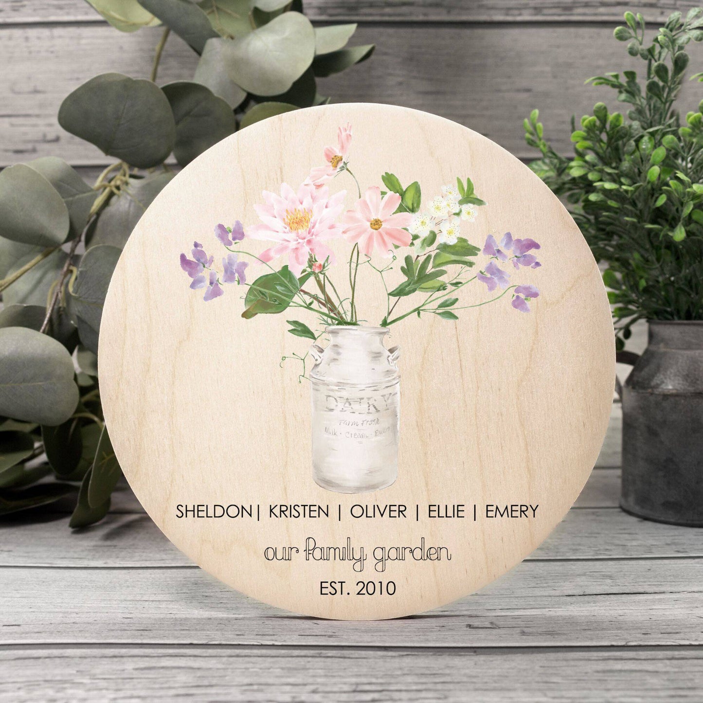 Personalized Gift for Mom | Birth Flower | Our Family Garden