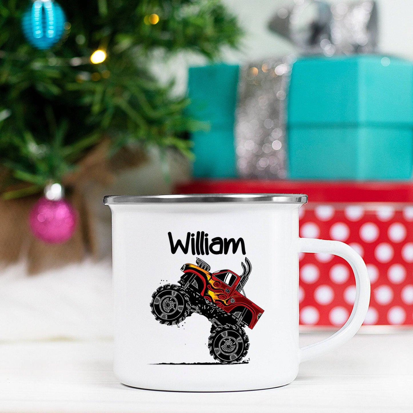 Personalized Monster Truck Mug