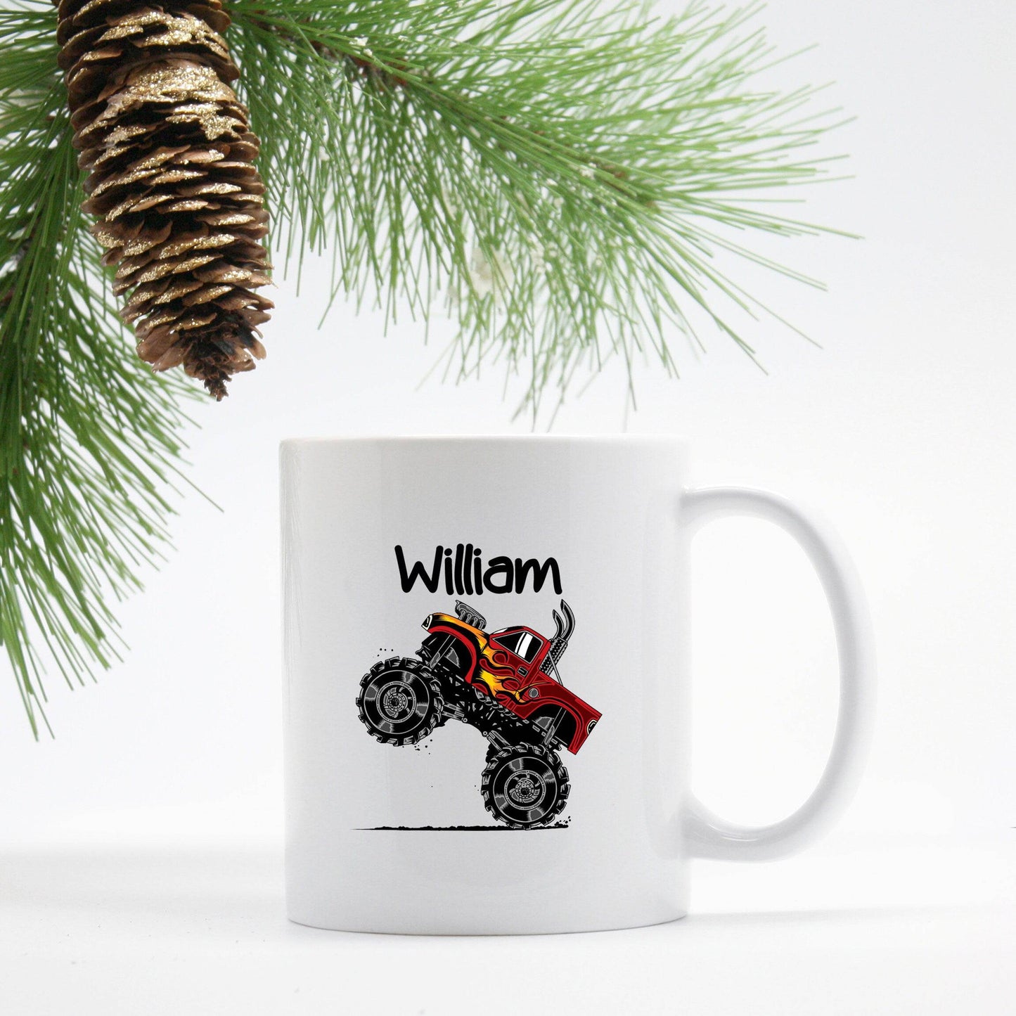 Personalized Monster Truck Mug