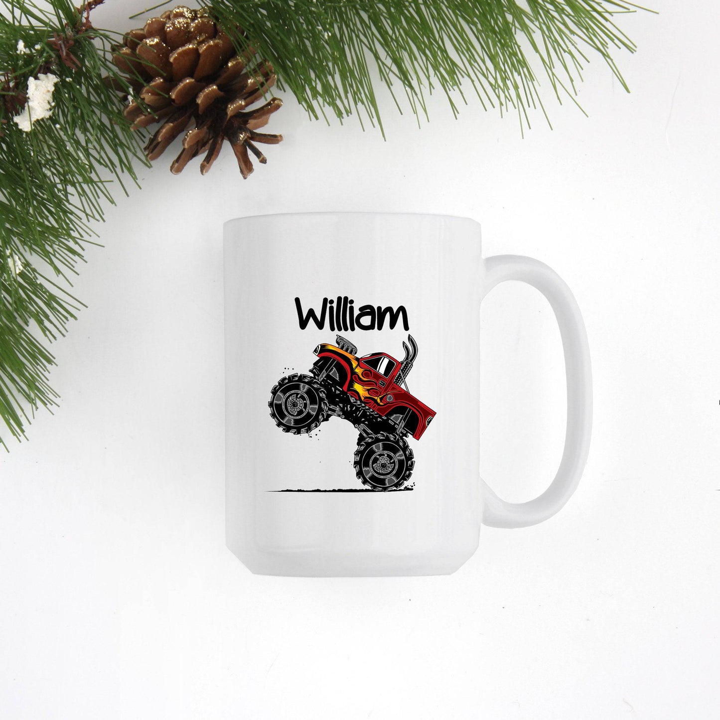 Personalized Monster Truck Mug
