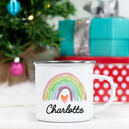 Personalized Rainbow Mug | Muted Colors