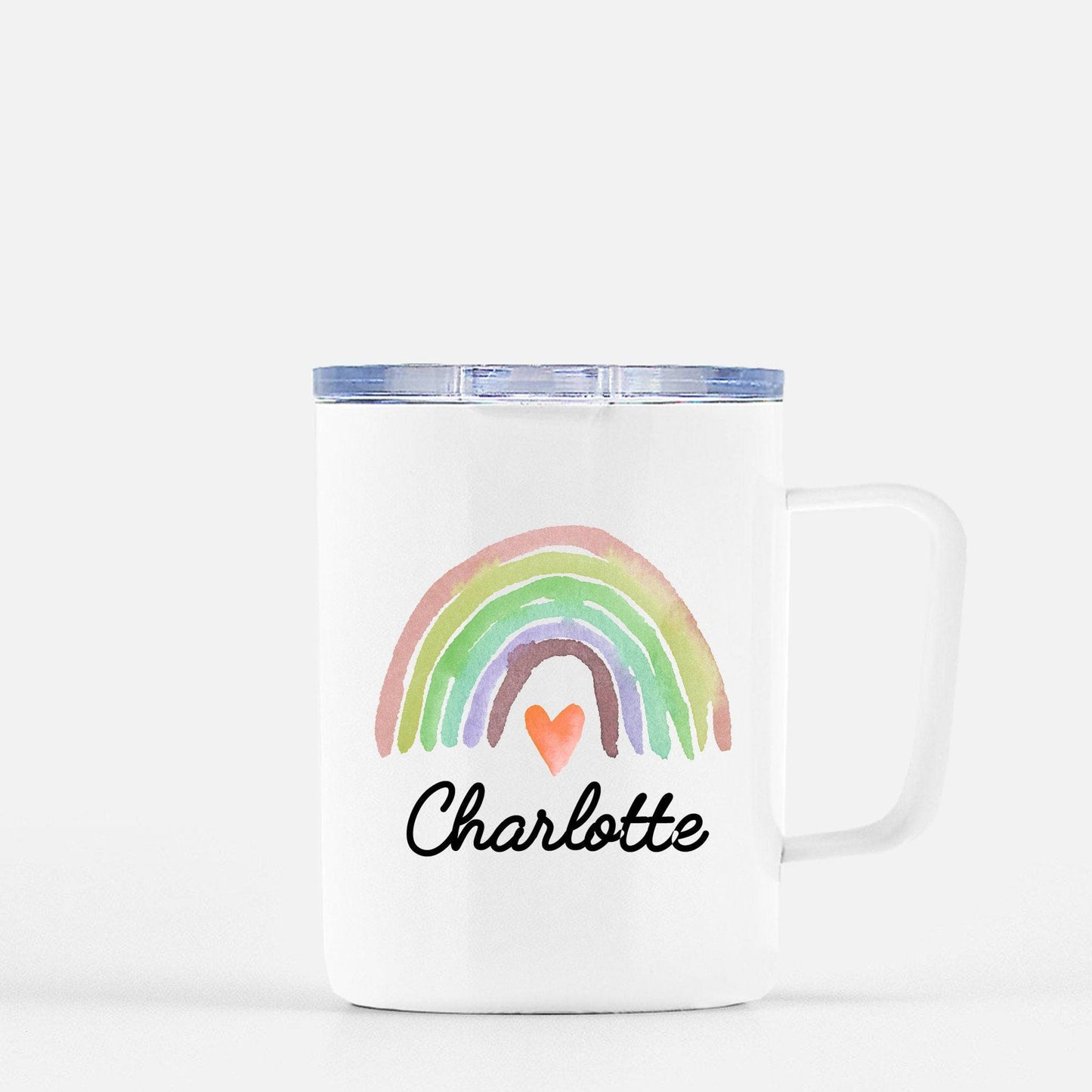 Personalized Rainbow Mug | Muted Colors