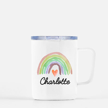 Personalized Rainbow Mug | Muted Colors