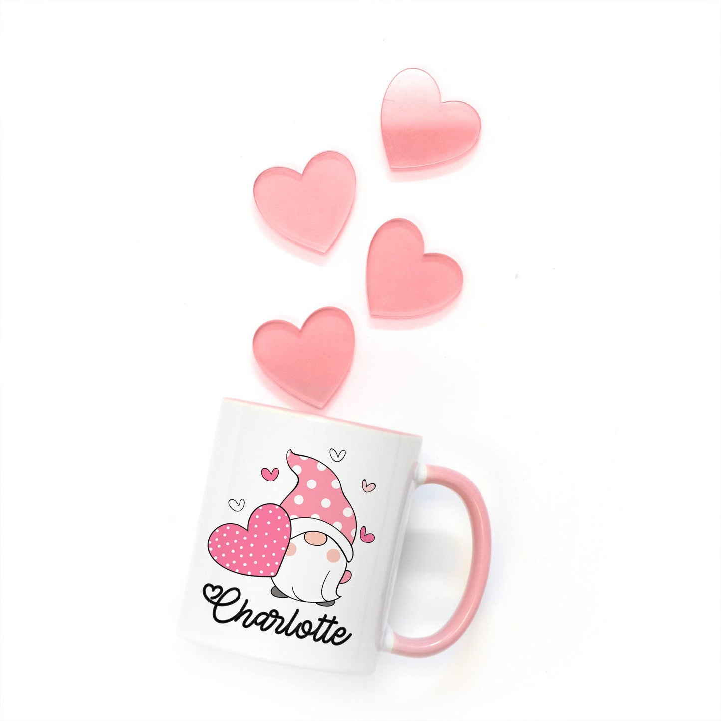 Personalized Valentine's Gnome Mug