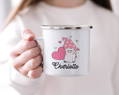 Personalized Valentine's Gnome Mug