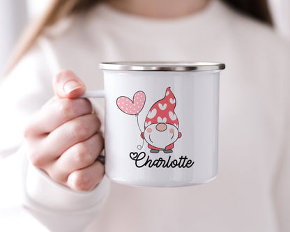 Personalized Valentine's Gnome Mug