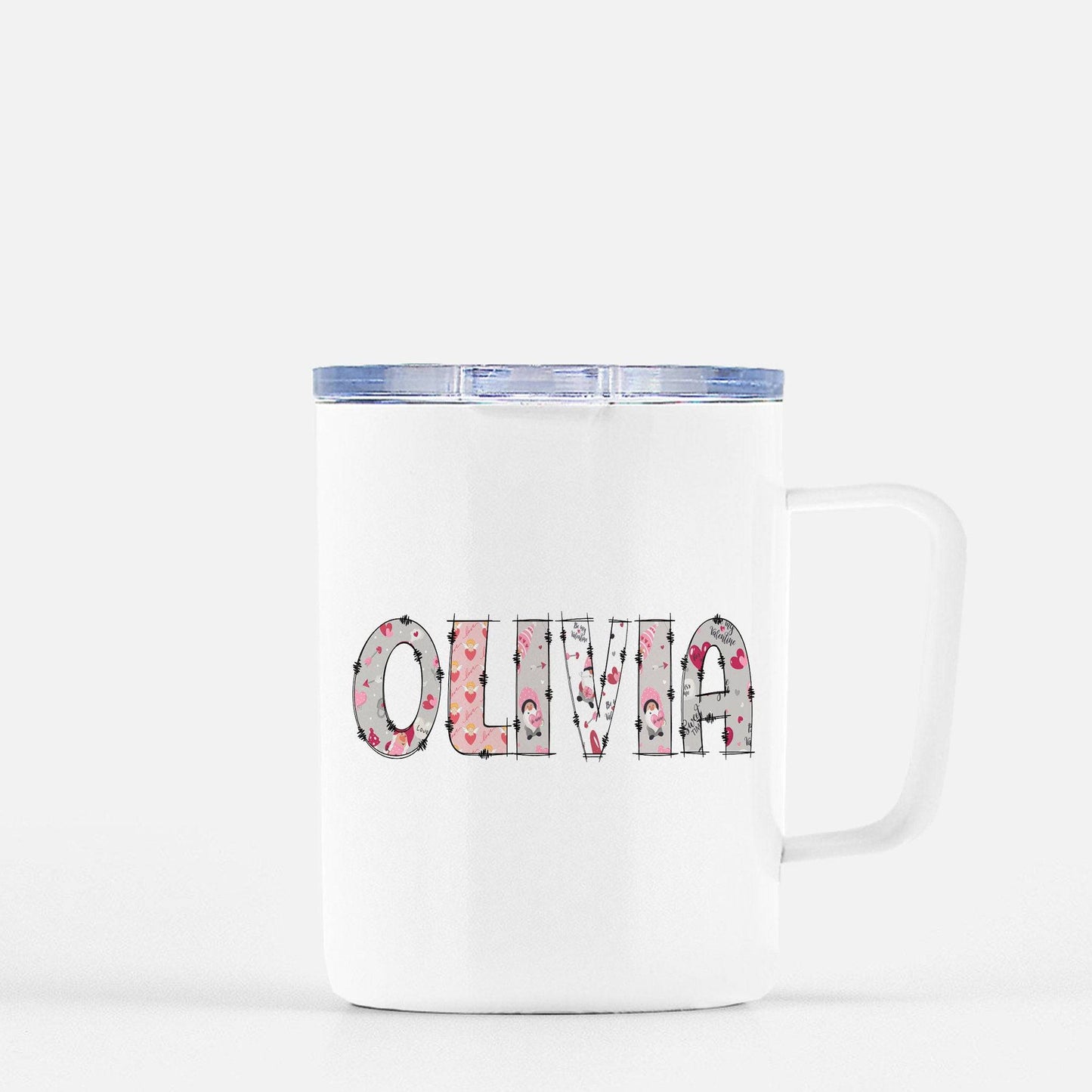 Personalized Valentine's Gnome Mug