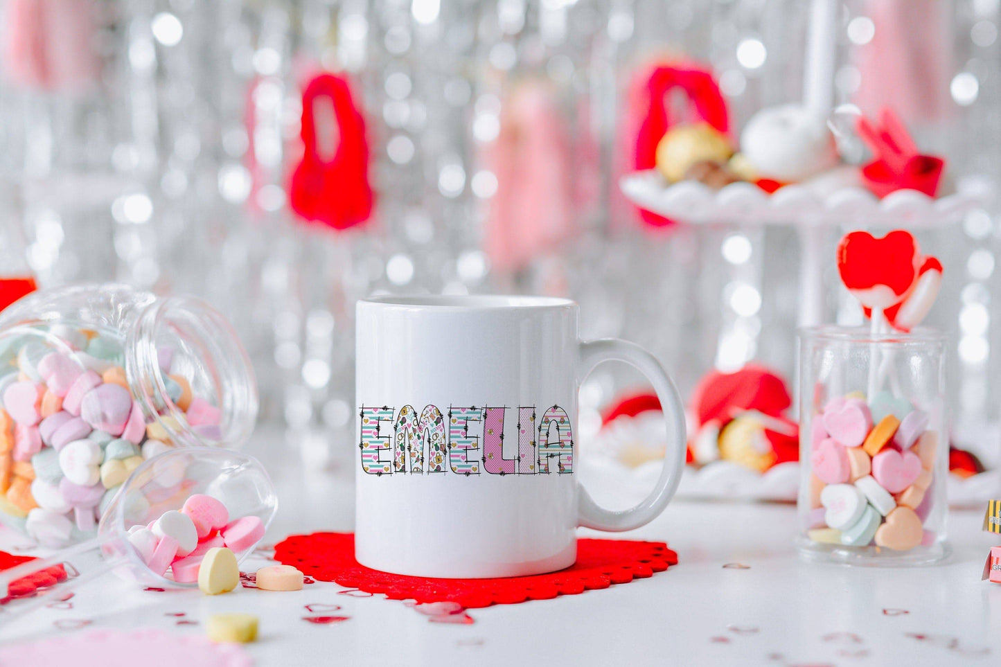 Personalized Valentine's Name Mug