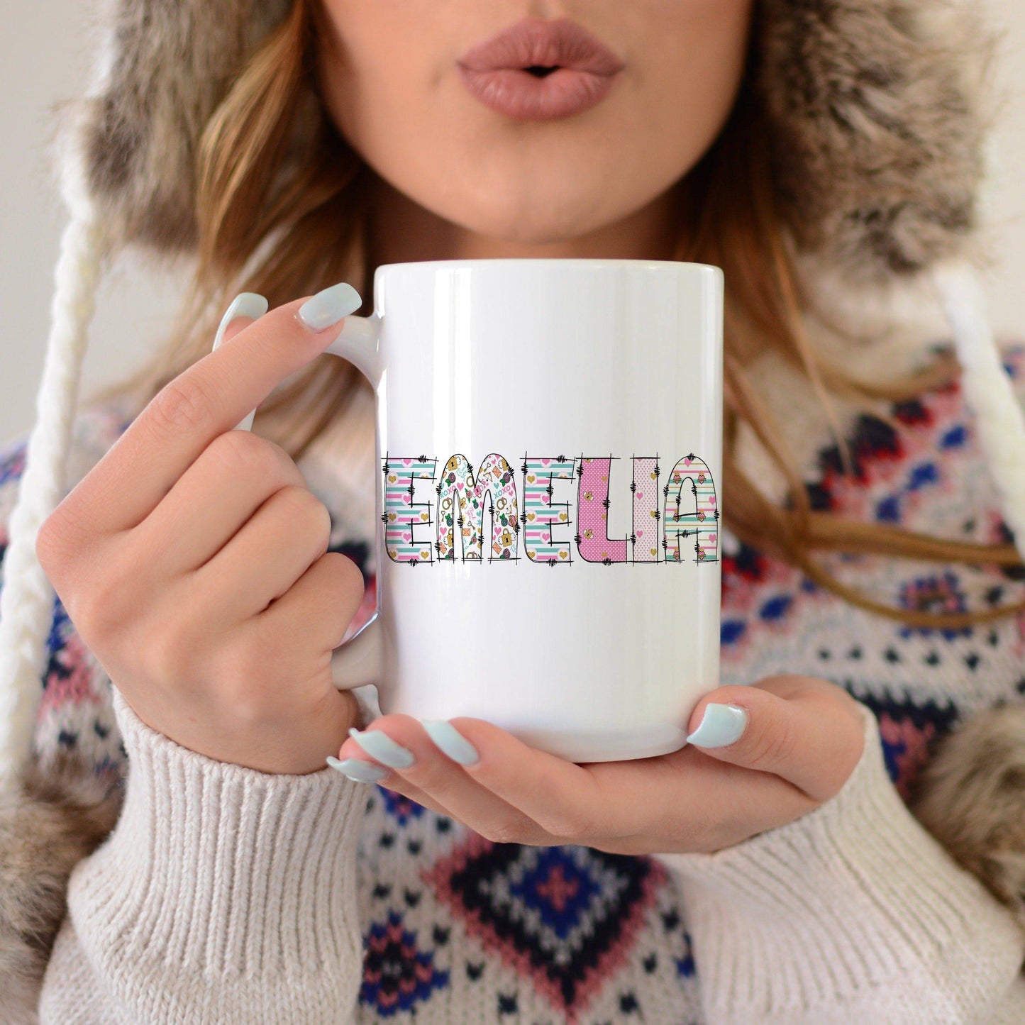 Personalized Valentine's Name Mug