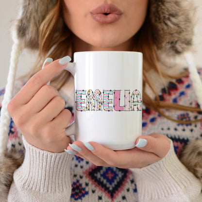 Personalized Valentine's Name Mug