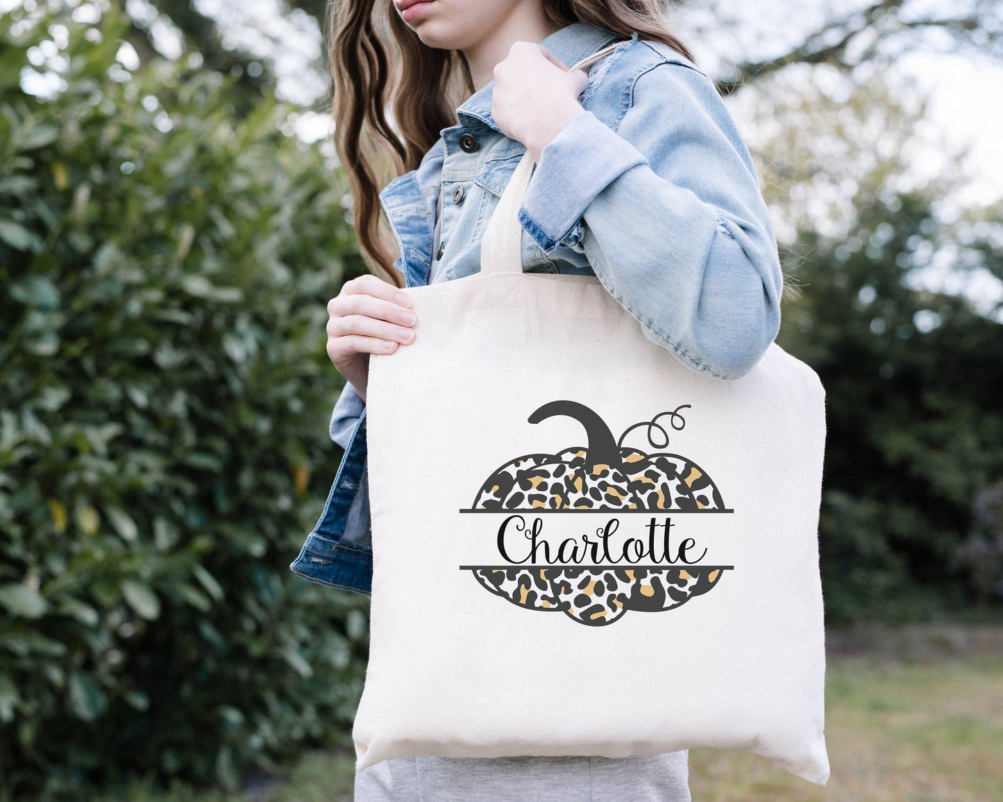 Pumpkin Trick or Treat Bag - Personalized Halloween Bag