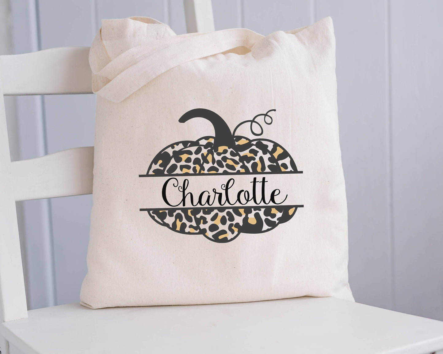 Pumpkin Trick or Treat Bag - Personalized Halloween Bag