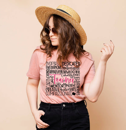 Teacher Description Shirt - Gift for Teacher