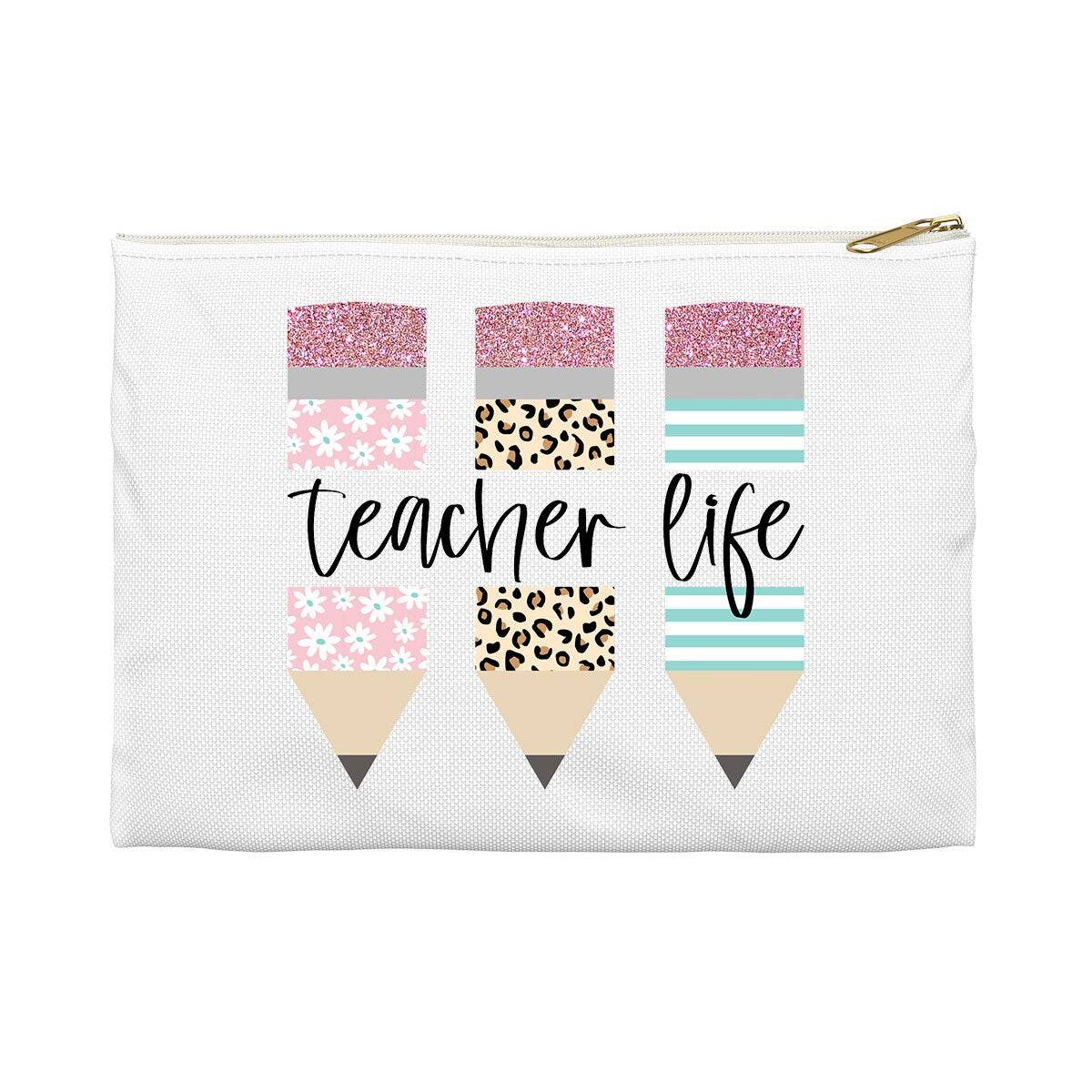 Teacher Life Canvas Pencil Bag - Teacher Gift