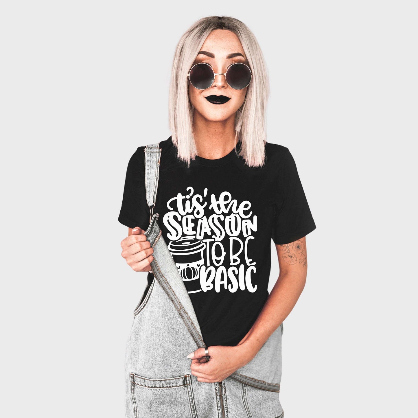 Tis The Season To Be Basic Shirt - Halloween Shirts for Women