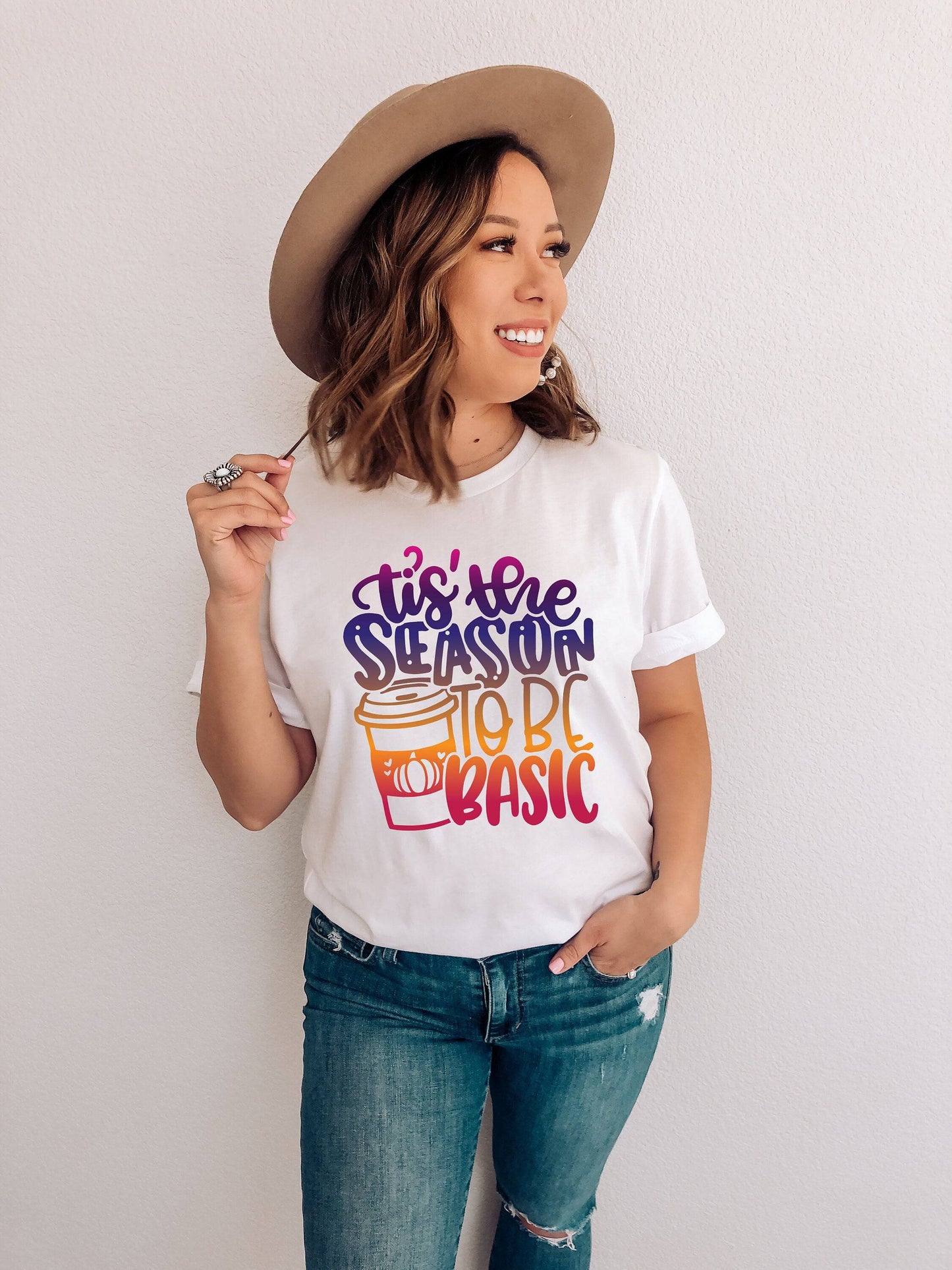 'Tis The Season To be Basic - Women's Fall Shirt