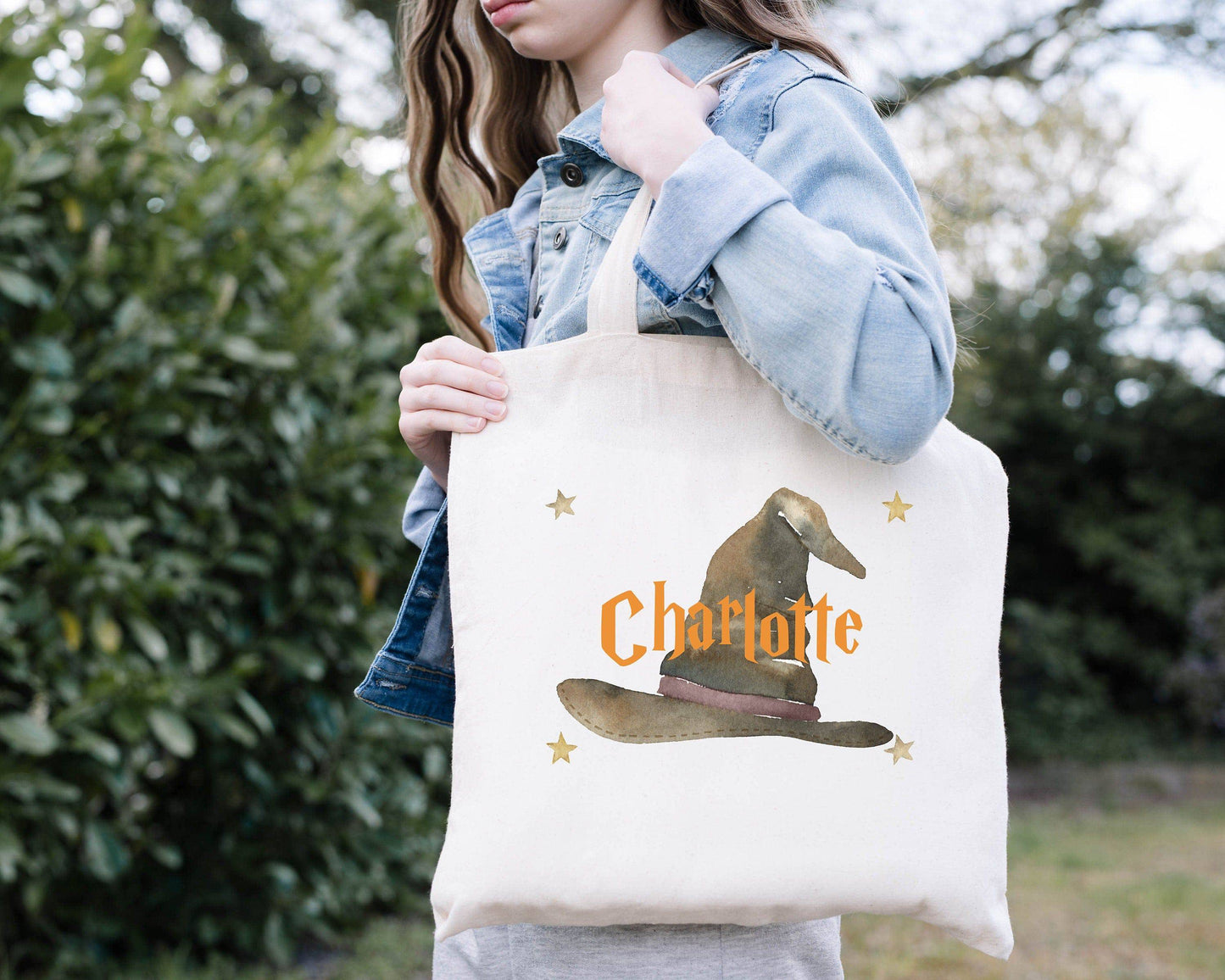 Wizard Hat Trick or Treat Bags - Personalized Halloween Bag
