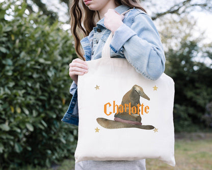 Wizard Hat Trick or Treat Bags - Personalized Halloween Bag