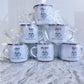 Overstock Personalized Hot Chocolate Mug | Blue Design