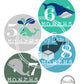 Whales | Monthly Baby Stickers | Stick’em Up Baby™ - Stick'em Up Baby®