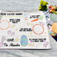 Personalized Easter Bunny Placemat - Easter Decor